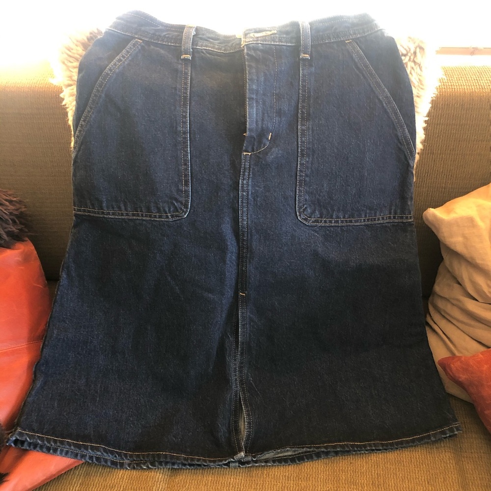 Urban Outfitters Levi’s orange tag skirt. V. ‘70s.